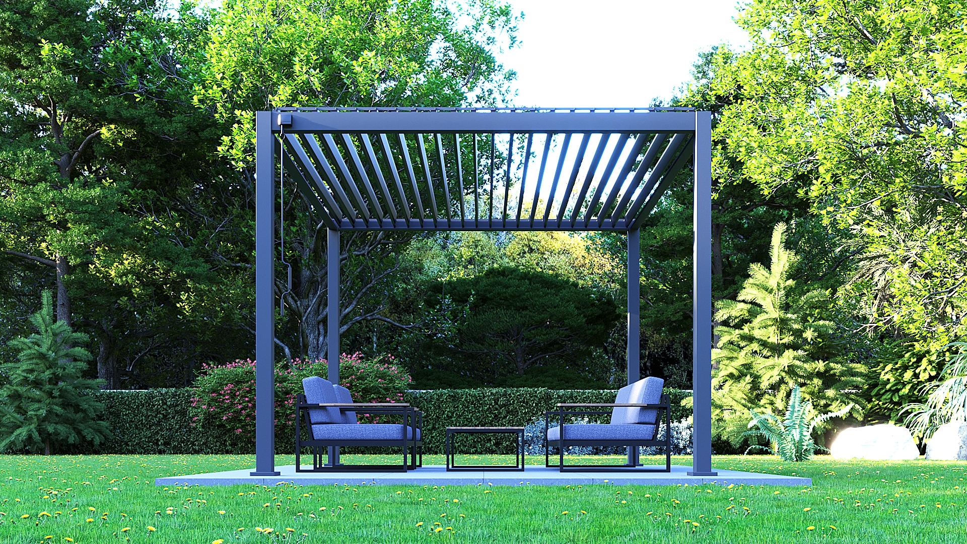 3.0m x 3.0m Kozmos Pergola