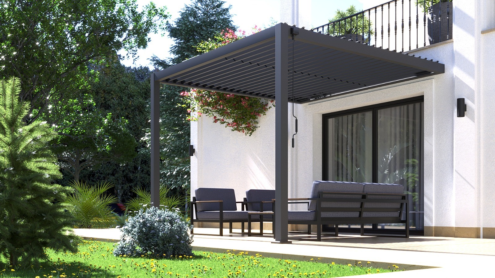 3.0m x 3.0m Kozmos Pergola