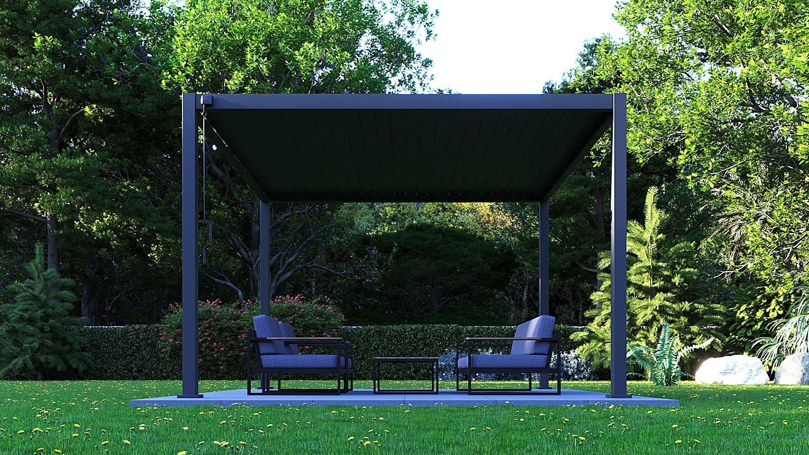 3.5m x 3.5m Kozmos Pergola