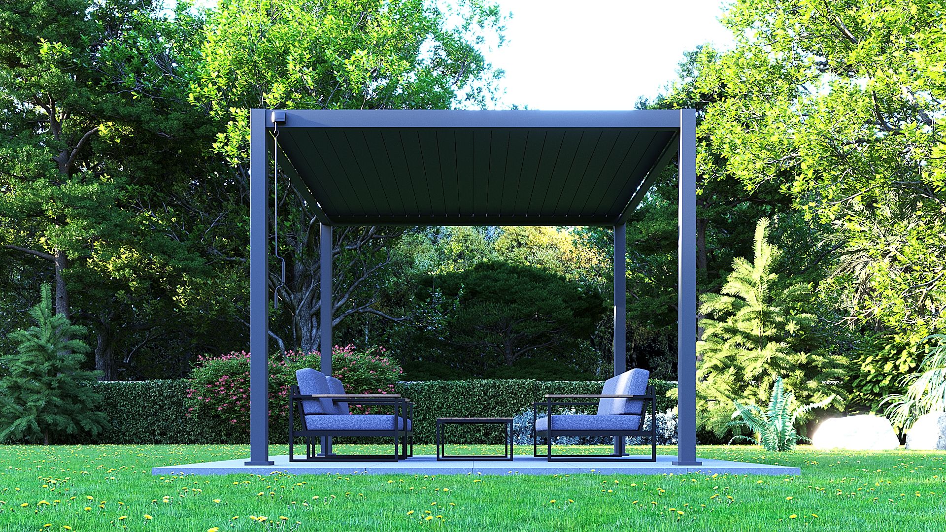 3.0m x 3.0m Kozmos Pergola