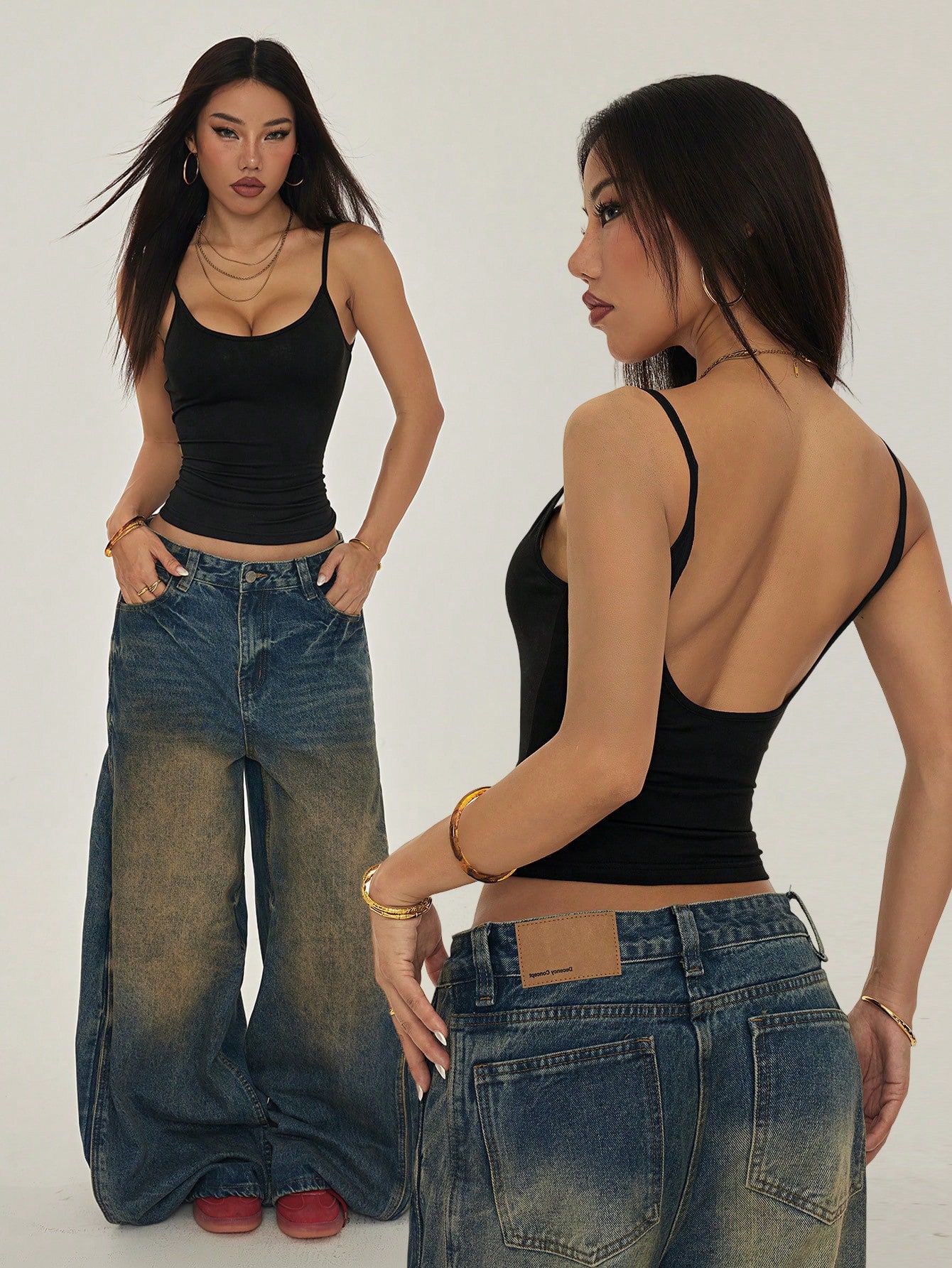 Sedoll Crop - SİYAH