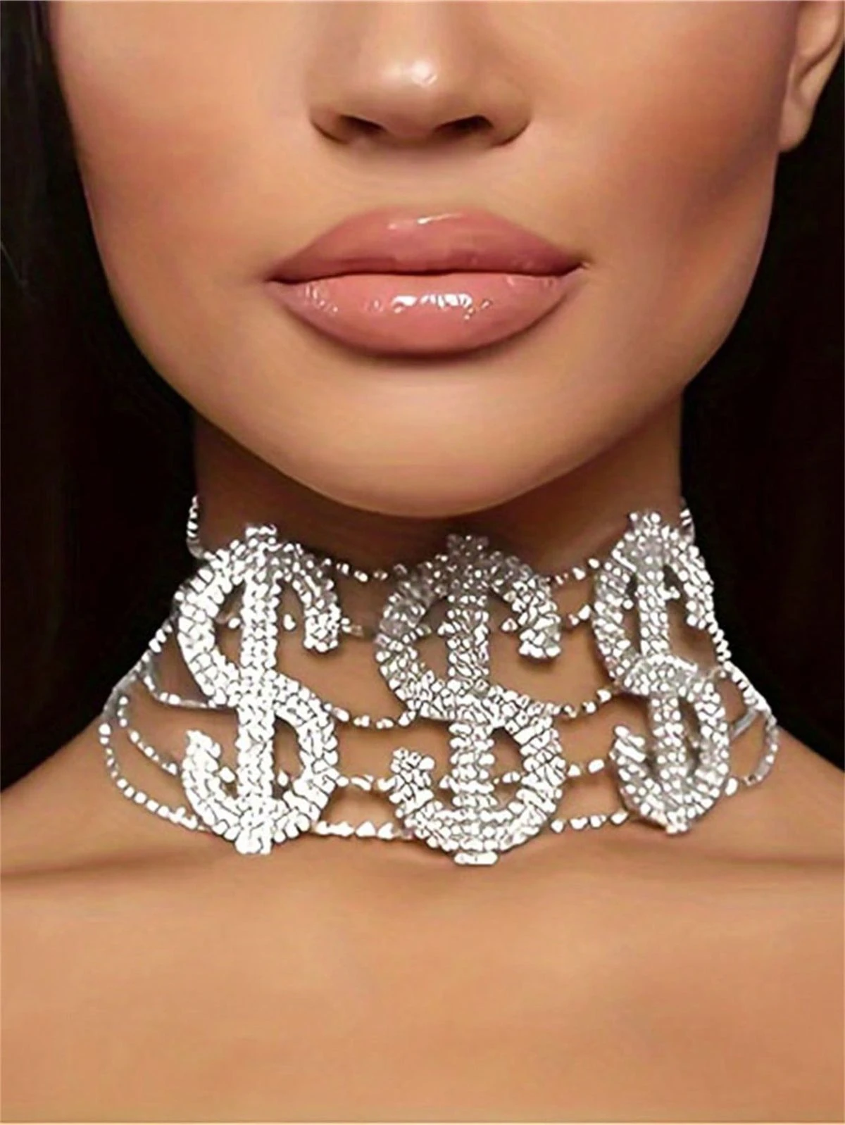 Premium Crystal Dolar Kolye