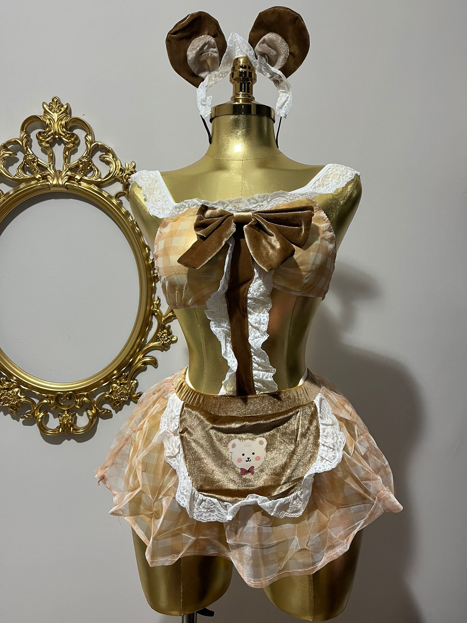 Teddybear Cosplay Kostüm Set