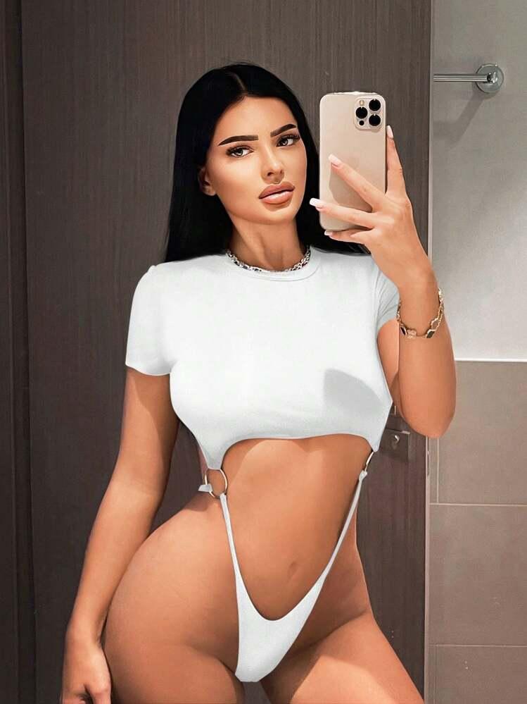 Tavvra Bodysuit - BEYAZ