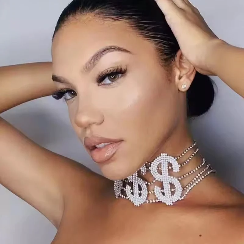 Premium Crystal Dolar Kolye