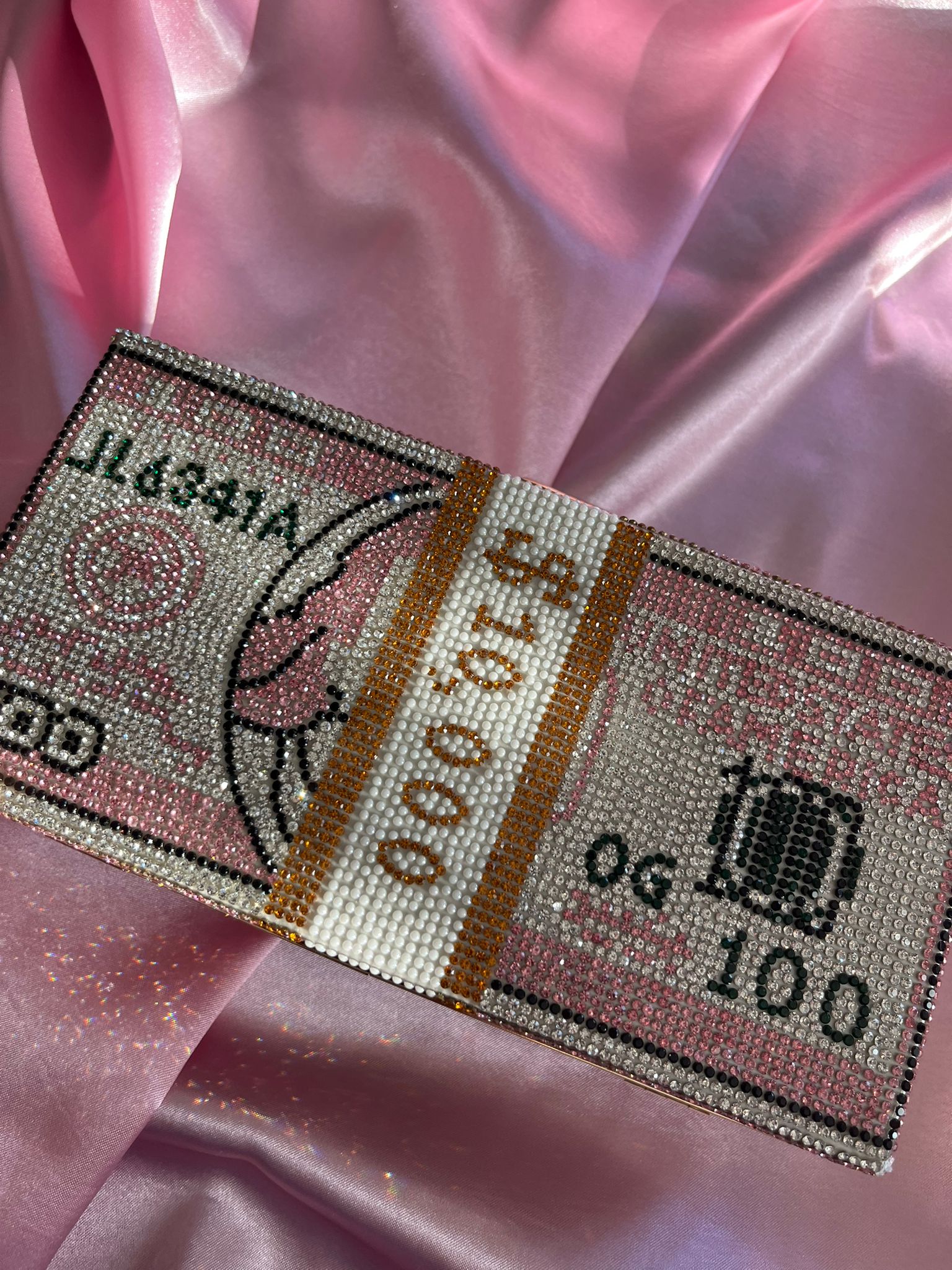 Premium Crystal Dolar Luxury Çanta