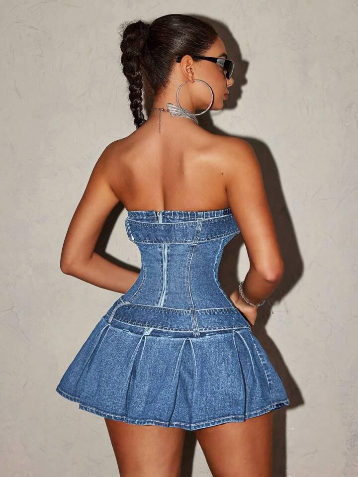 Denara Denim Elbise