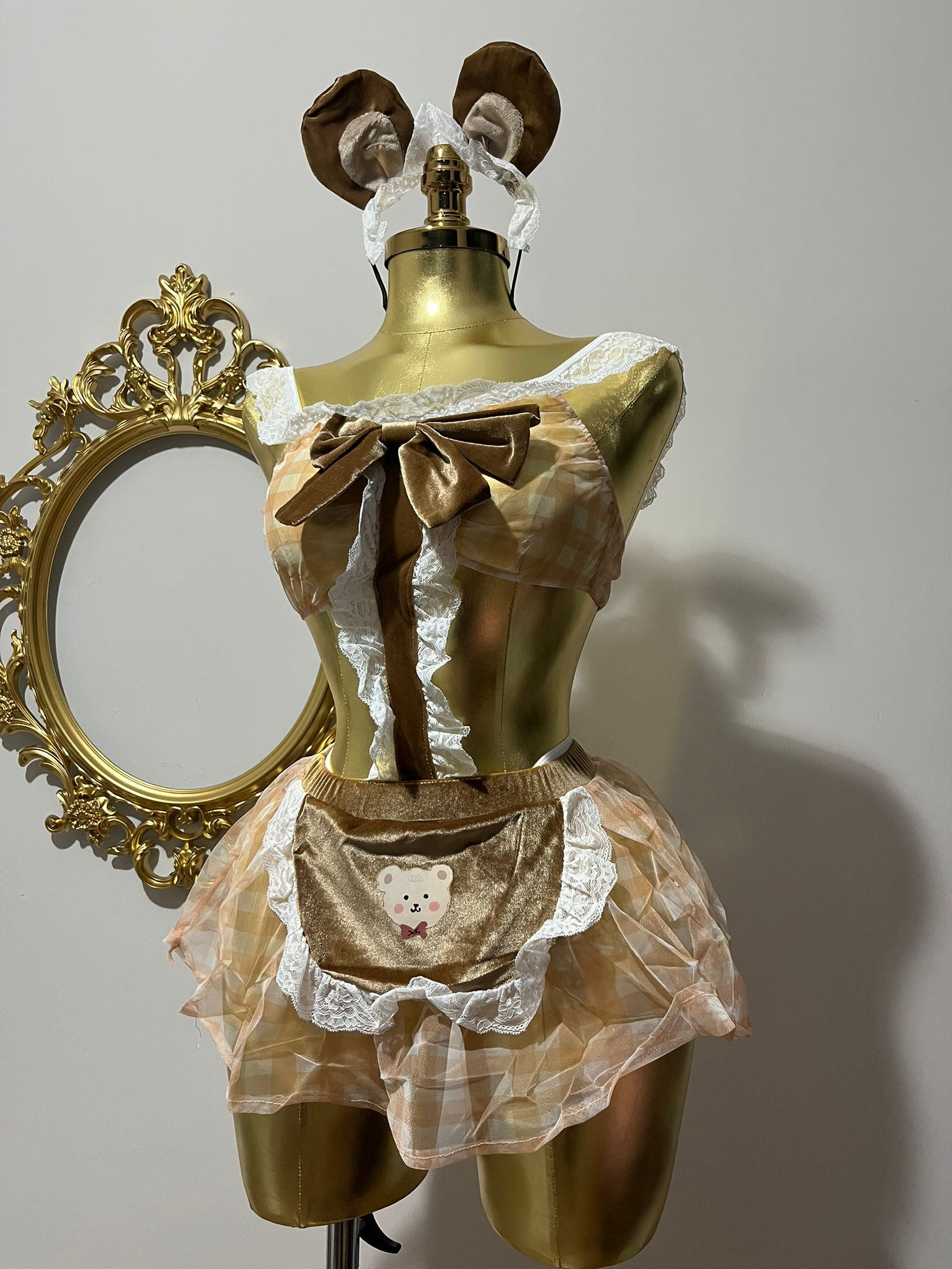 Teddybear Cosplay Kostüm Set