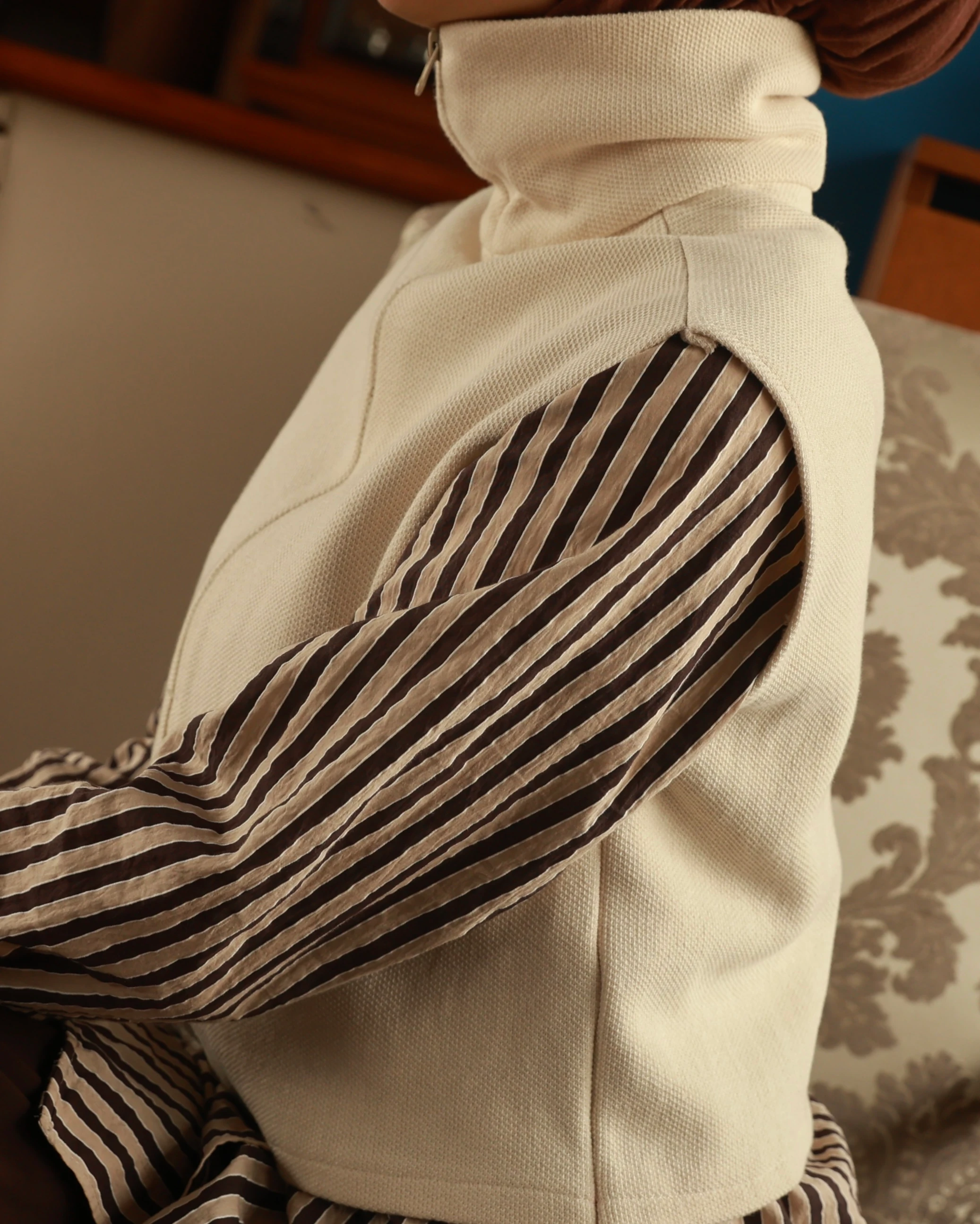 Boğazlı Fermuarlı Comfort Ceket K011