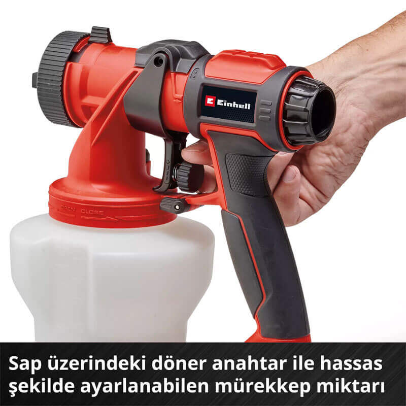 Boya Tabancası Akülü (Akü Hariç) (EINHELL 4260040 TE-SY 18/90 Li-Solo)
