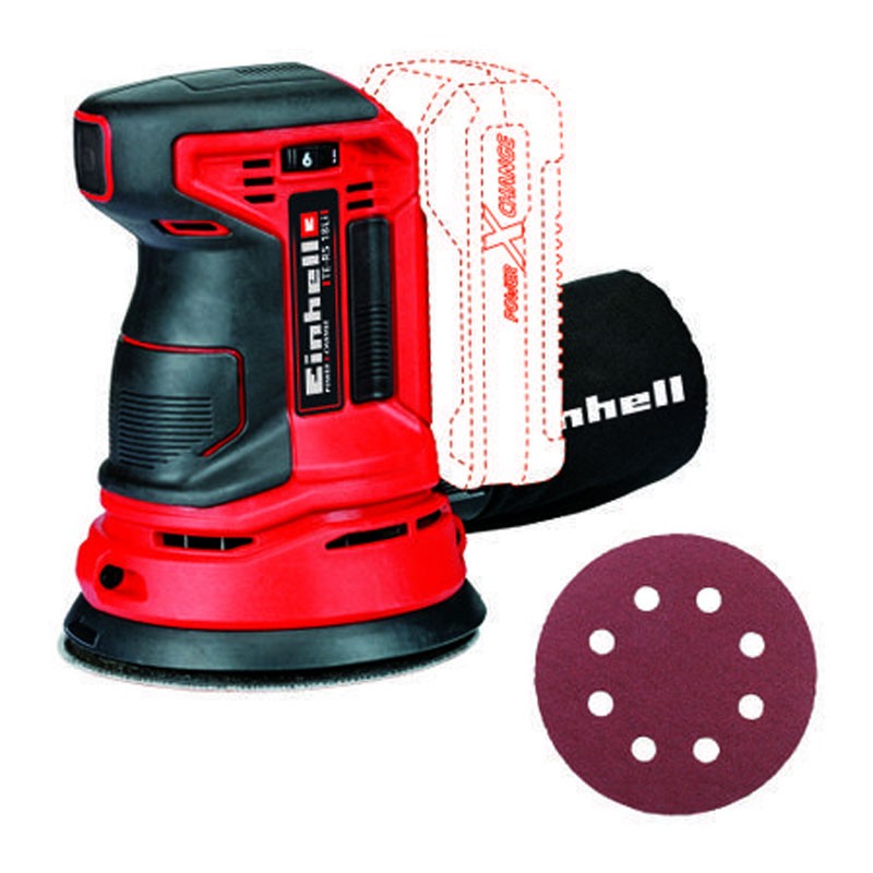 Eksantirik Zımpara Akülü (Akü Hariç) (EINHELL 4462010 TE-RS 18 Li Solo)