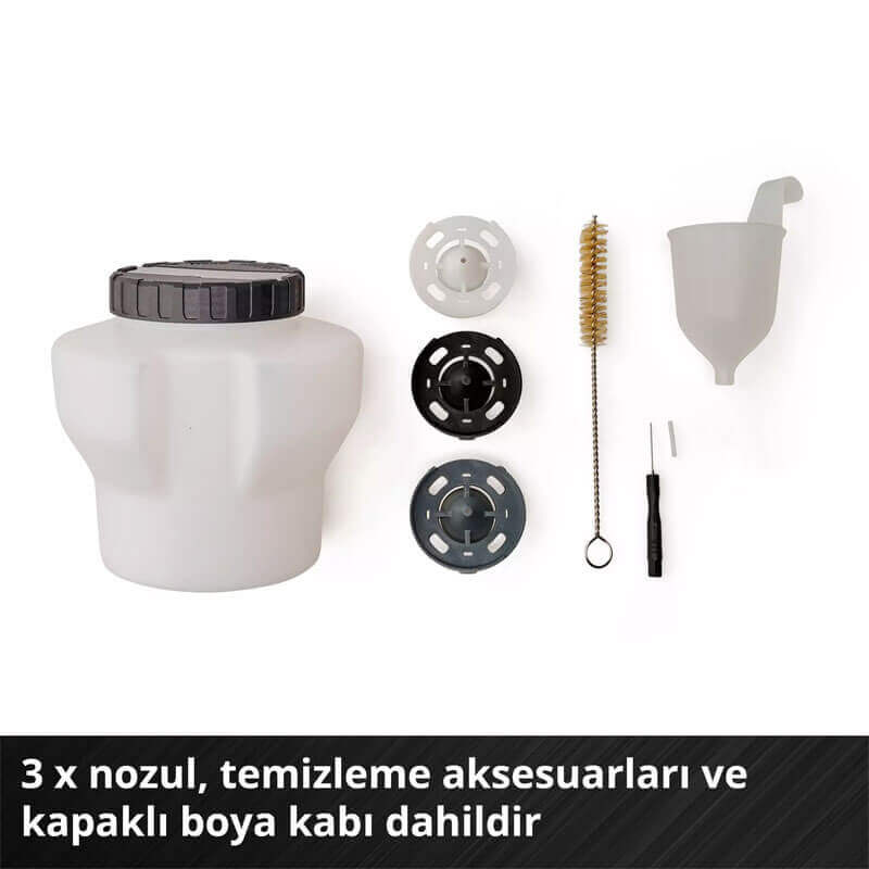 Boya Tabancası Akülü (Akü Hariç) (EINHELL 4260040 TE-SY 18/90 Li-Solo)