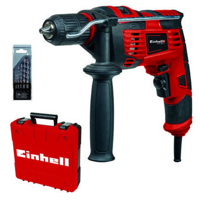 Darbeli Matkap Seti Elektrikli (720 W) (EINHELL 4259846 TC-ID 720/1 E Kit) (ÇANTALI)