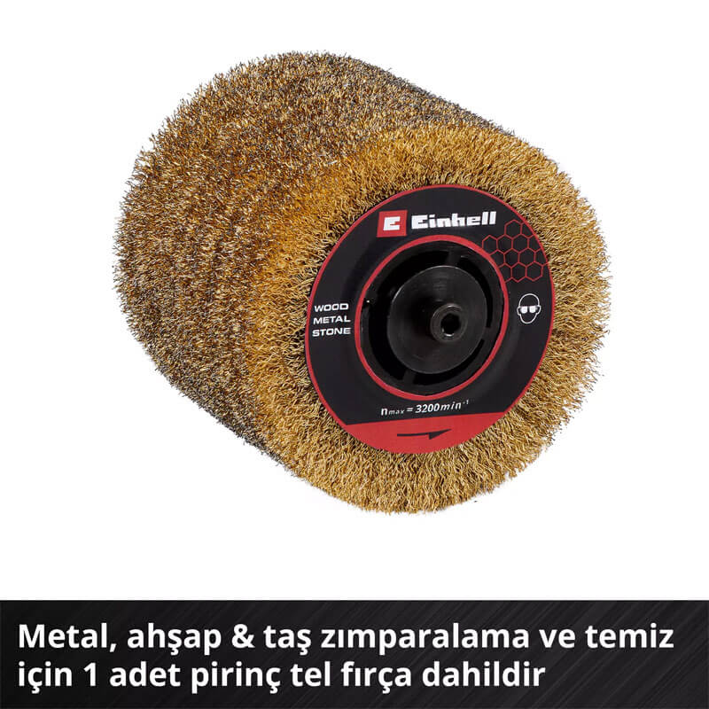 Silindir Zımpara Akülü (Akü Hariç) (EINHELL 4468000 TP-BR 18/32 Li BL Solo)