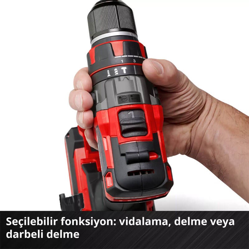 Darbeli Matkap Akülü (80 Nm) (EINHELL 4514305 TP-CD 18/80 Li-i BL Solo)