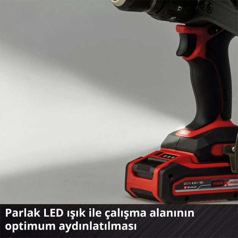 Darbeli Matkap Akülü (Akü Hariç) (120 Nm) (EINHELL 4514310 TP-CD 18/120 Li-i BL Solo)