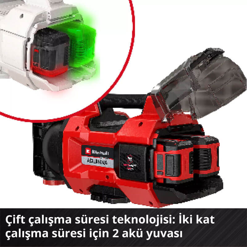 Bahçe Pompası Akülü (Akü Hariç) (EINHELL 4180430 AQUINNA 18/30 F LED)
