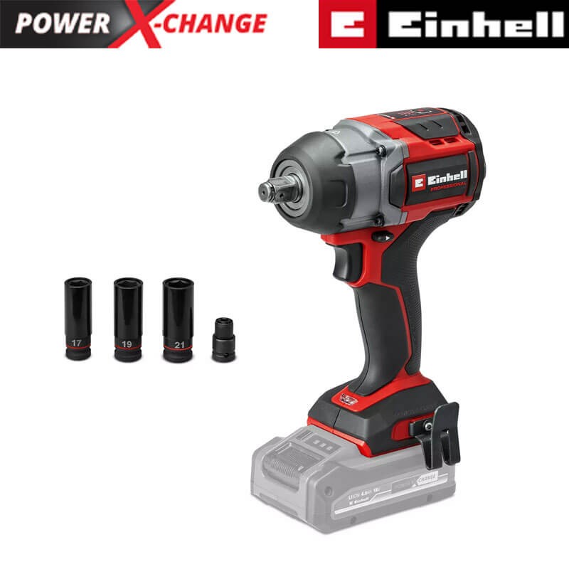 Darbeli Somun Sıkma Makinesi Akülü (Akü Hariç) (EINHELL 4510065 TP-CW 18/750-C Li BL Solo)