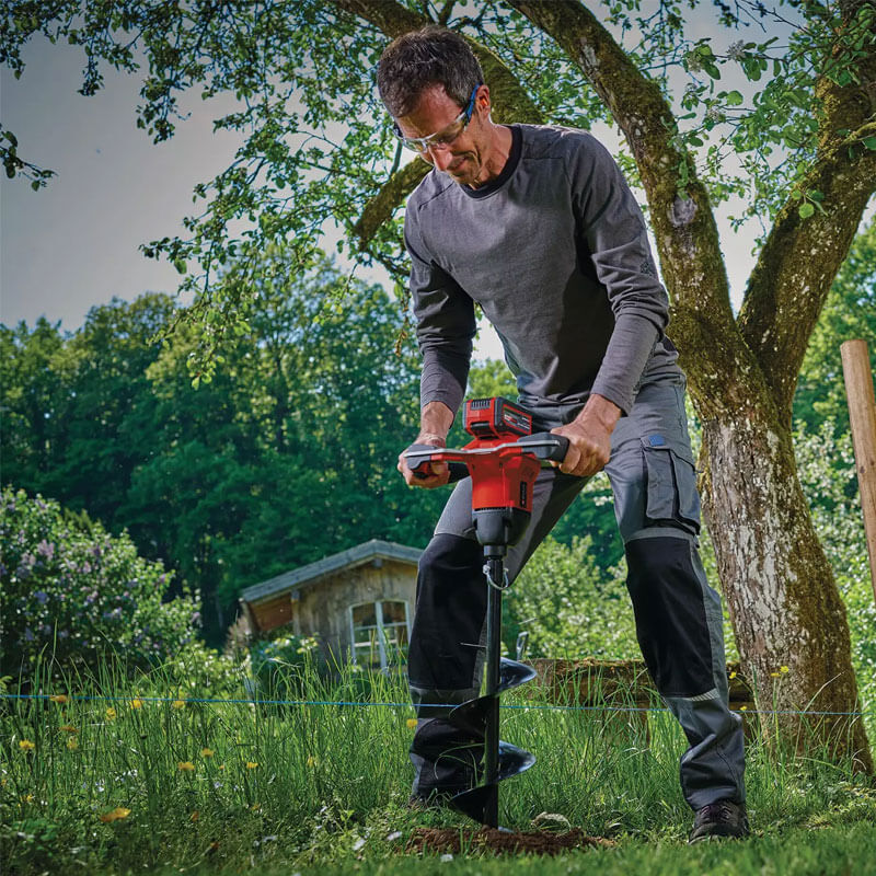 Toprak Burgu Makinası Akülü (Akü Hariç) (96 Nm) (EINHELL 3437000 GP-EA 18/150 Li BL Solo)