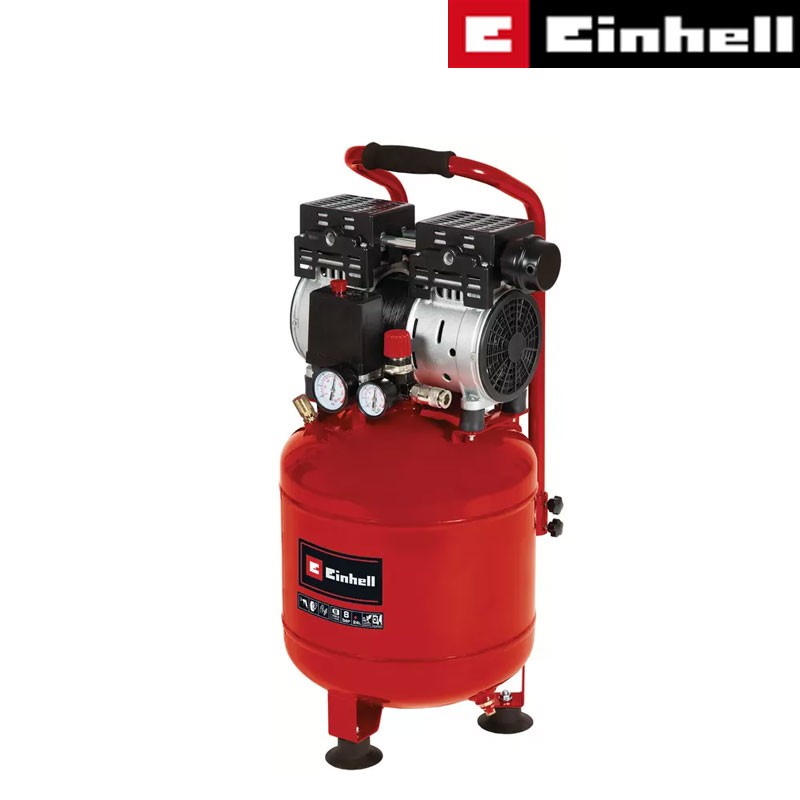 Hava Kompresörü Elektrikli (24 Lt Sessiz) (EINHELL 4020610 TE-AC 24 Silent)