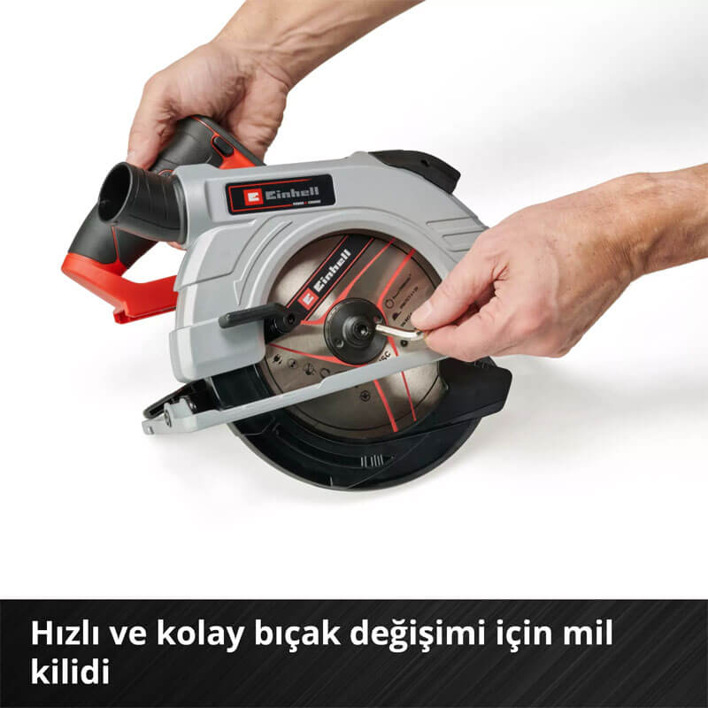Daire Testere Akülü (Akü Hariç) (EINHELL 4331210 TP-CS 18/190 Li BL Solo)