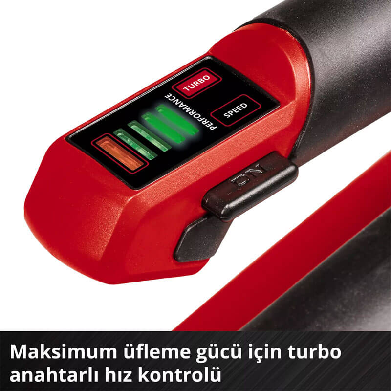 Yaprak Üfleme Akülü (Akü Hariç) (EINHELL 3433550 GP-LB 18/200 Li GK Solo)