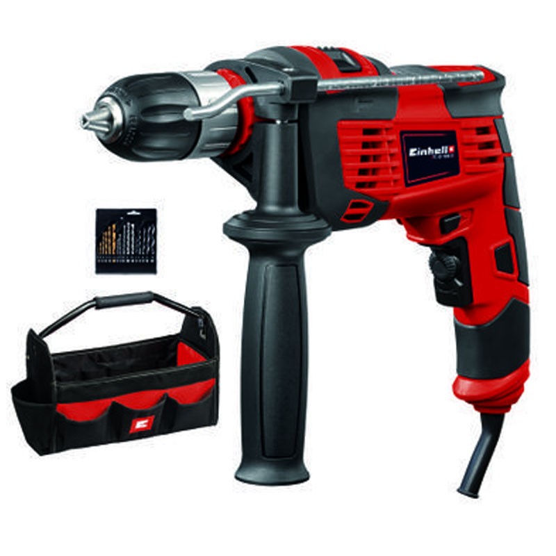 Darbeli Matkap Seti Elektrikli (1010 W) (EINHELL 4259844 TC-ID 1000 E Kit) (ÇANTALI)