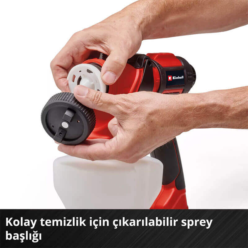 Boya Tabancası Akülü (Akü Hariç) (EINHELL 4260040 TE-SY 18/90 Li-Solo)