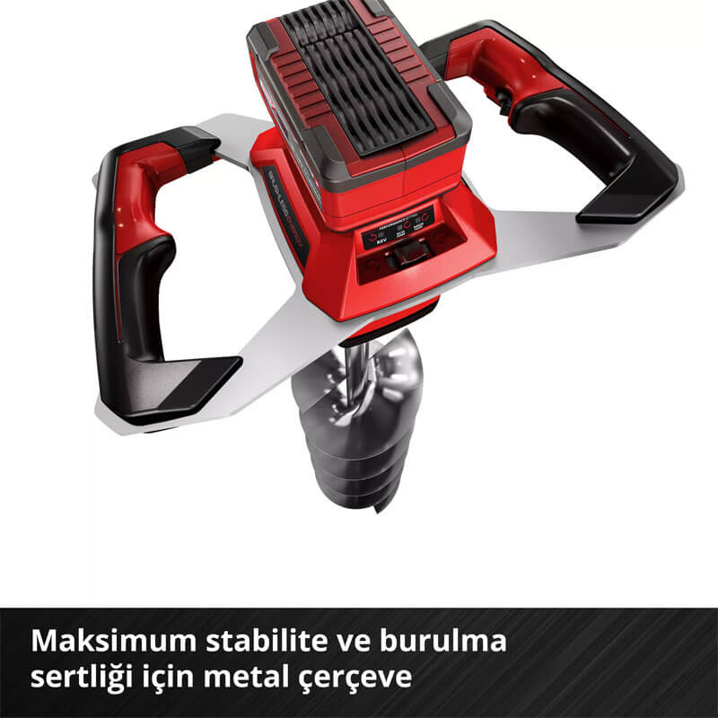 Toprak Burgu Makinası Akülü (Akü Hariç) (96 Nm) (EINHELL 3437000 GP-EA 18/150 Li BL Solo)