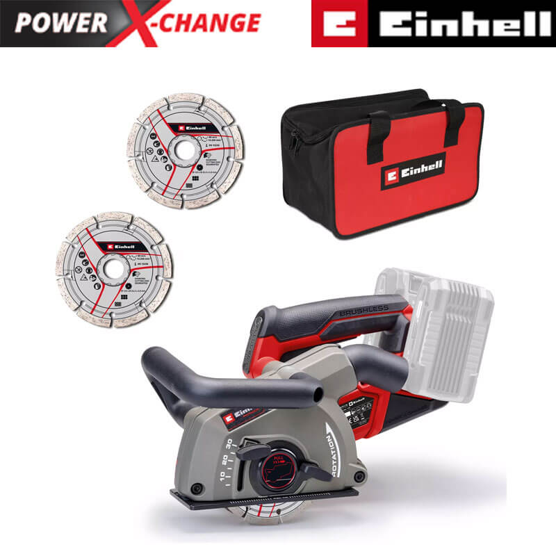 Kanal Açma Makinesi Akülü (Akü Hariç) (EINHELL 4350800 TP-MA 36/30 Li BL Solo)