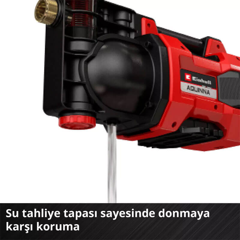 Bahçe Pompası Akülü (Akü Hariç) (EINHELL 4180430 AQUINNA 18/30 F LED)