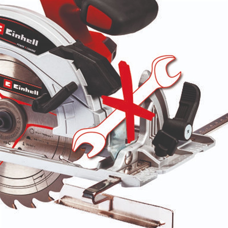 Daire Testere Akülü (Akü Hariç) (EINHELL 4331207 TE-CS 18/165-1 Li Solo)