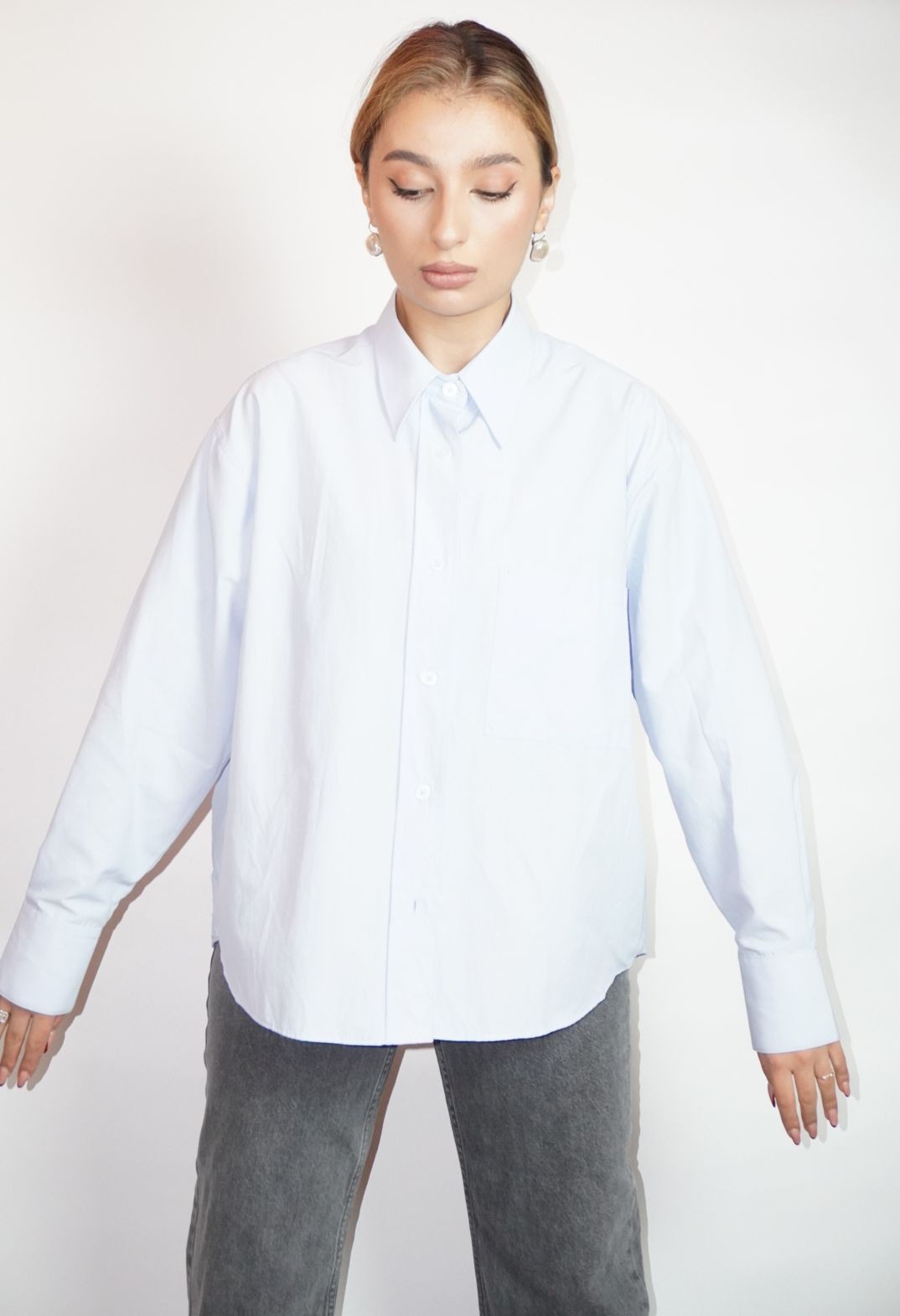 POCKET EASE SHIRT - MAVİ