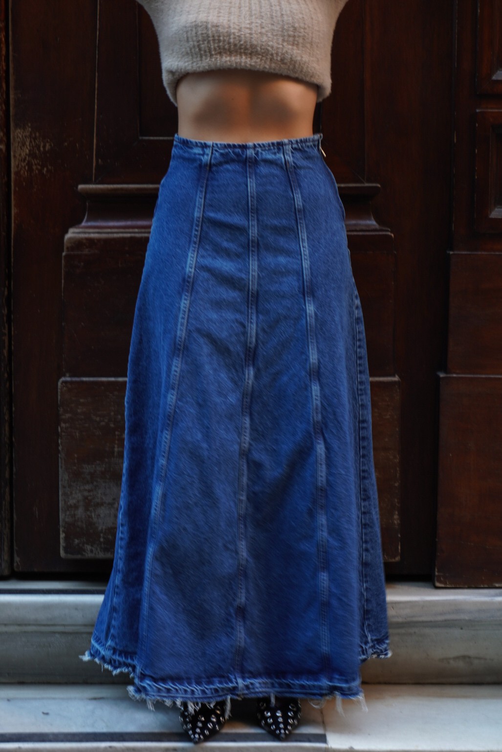 JEAN MAXI SKIRT