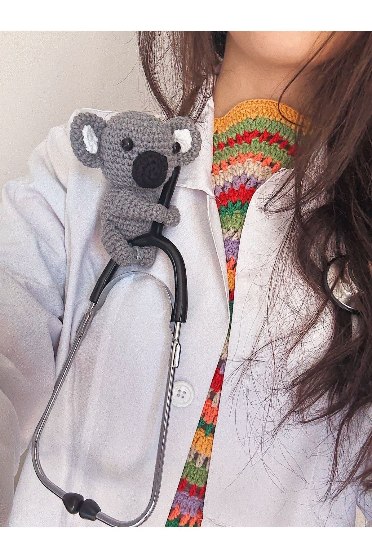 kuala steteskop süsü, sevimli stetoskop süsü, doktor için hediye