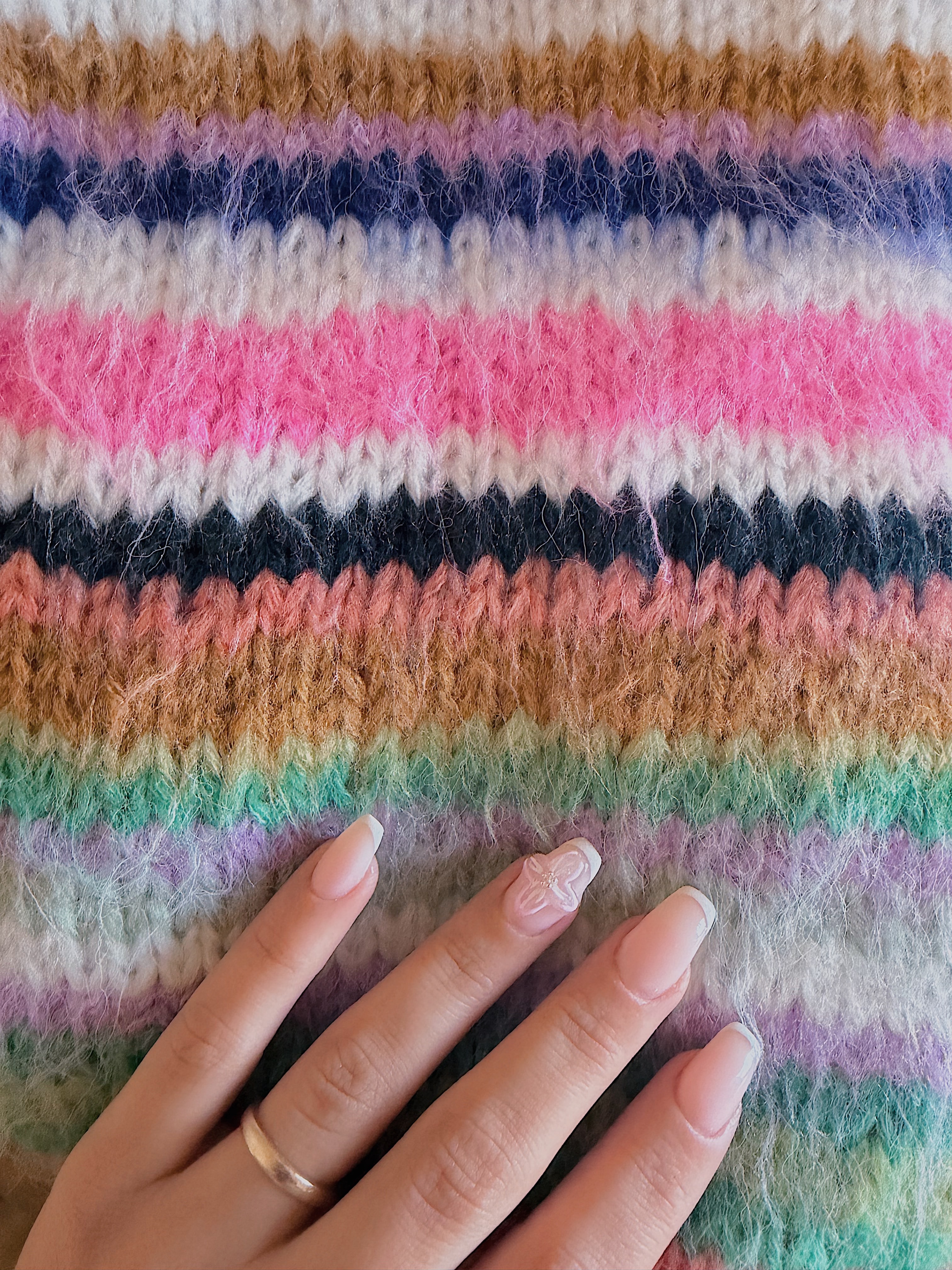 Renkli Örgü Hırka, El Örgüsü Sıcak Hırka, Oversize Hırka, Unisex Hırka, Çok Renkli Hırka