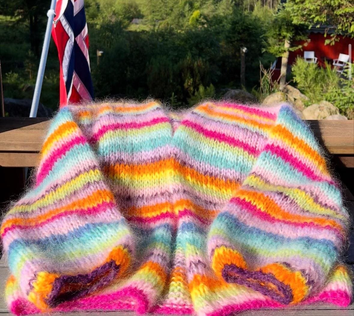 Colorful Striped Sweater, Knit Cardigan, Hand-Knitted Warm Cardigan, Oversized Cardigan, Unisex Cardigan, Multicolored Cardigan