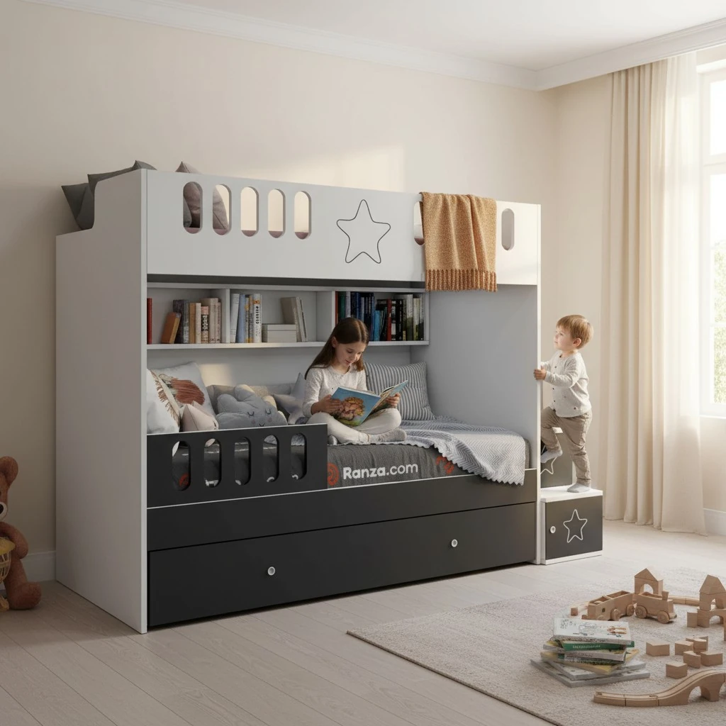 Astra Yavrulu Ranza Modelleri, Antrasit - Beyaz