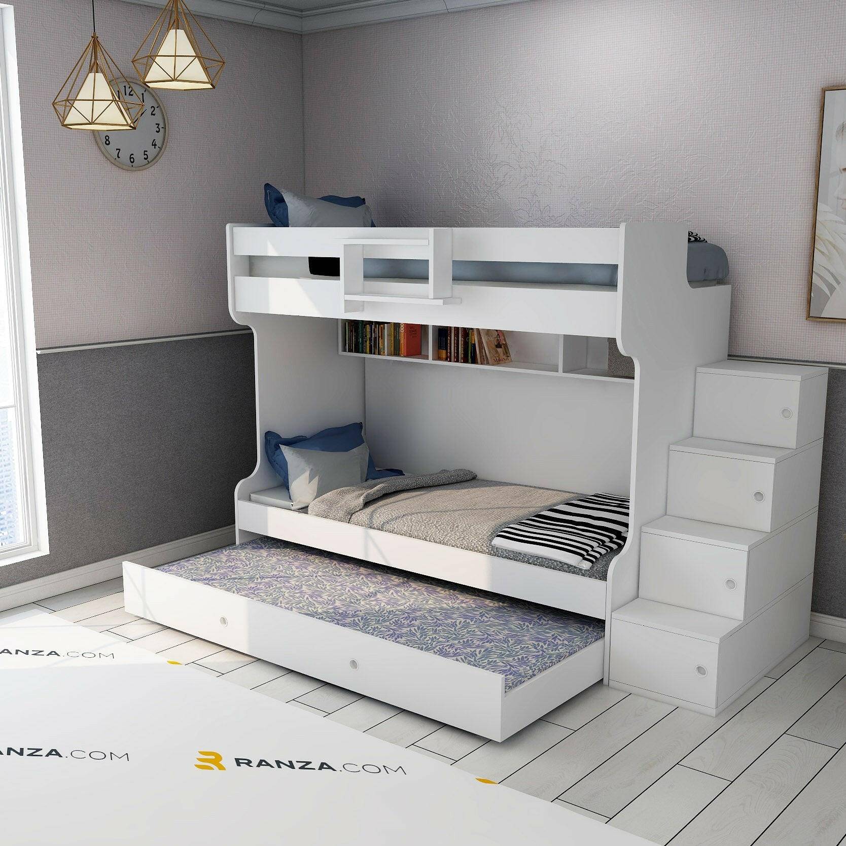 Pela Ranza Modelleri, Beyaz Renk, 3'LÜ Yavrulu Ranza Modelleri