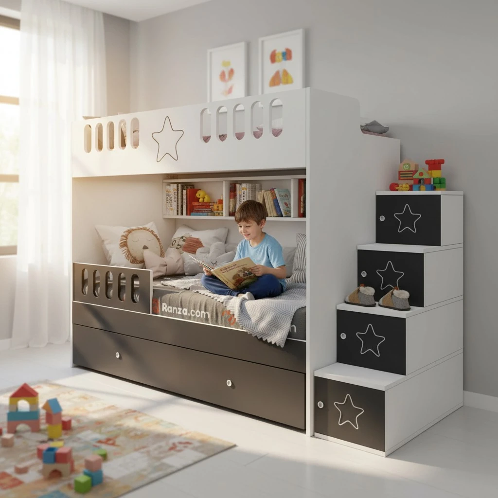 Astra Yavrulu Ranza Modelleri, Antrasit - Beyaz