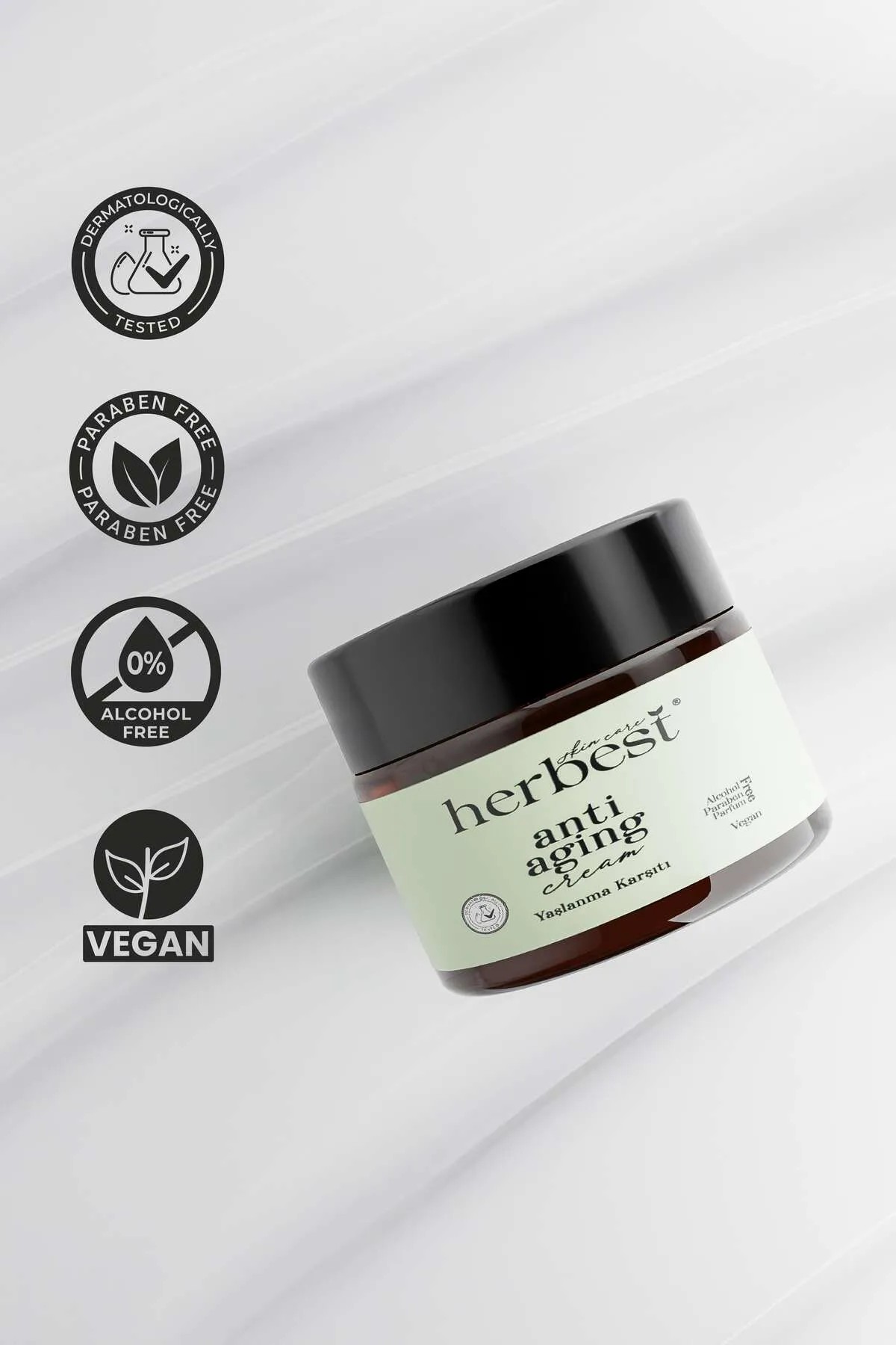 Herbest Skin Care Anti aging Yüz Kremi ( Yaşlanma Karşıtı Bakım Kremi ) 50 ml.