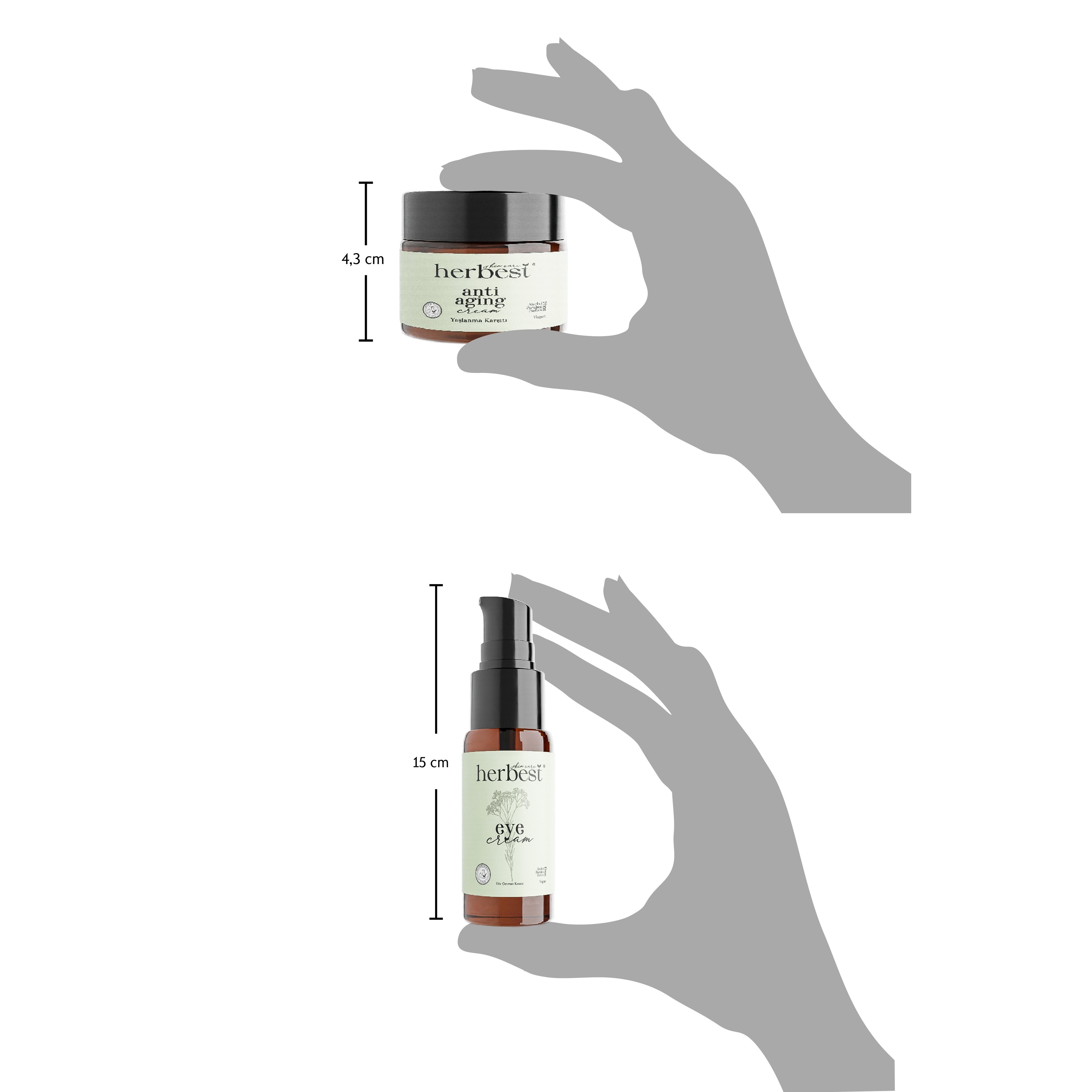 Herbest Anti-Aging + Göz Çevresi Kremi