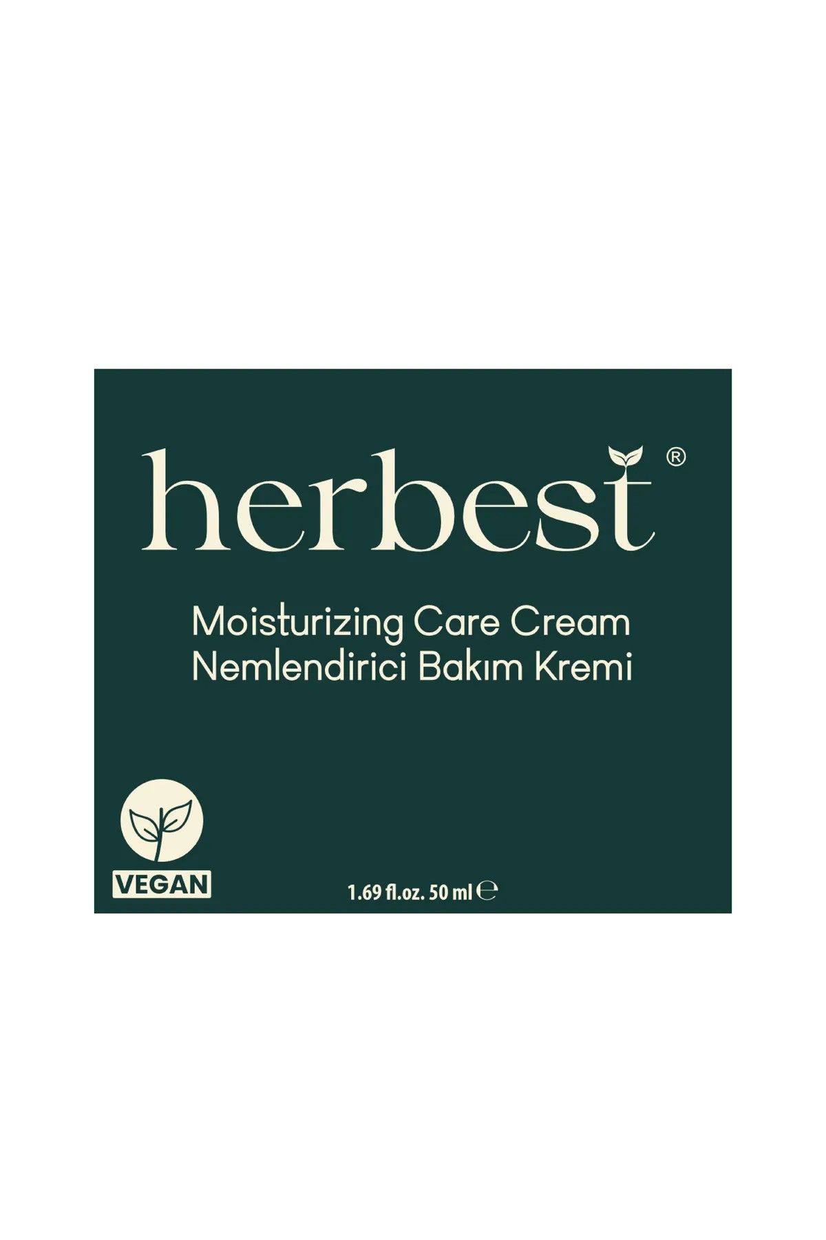 Herbest Nemlendirici Krem 50 ml. ( Nemlendirici Bakım Kremi / Moisturizing Care Cream ) Vegan