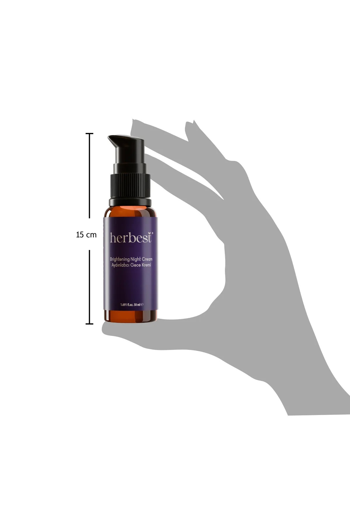 Herbest Aydınlatıcı Gece Kremi 50 ml. ( Brightening Night Cream ) Vegan