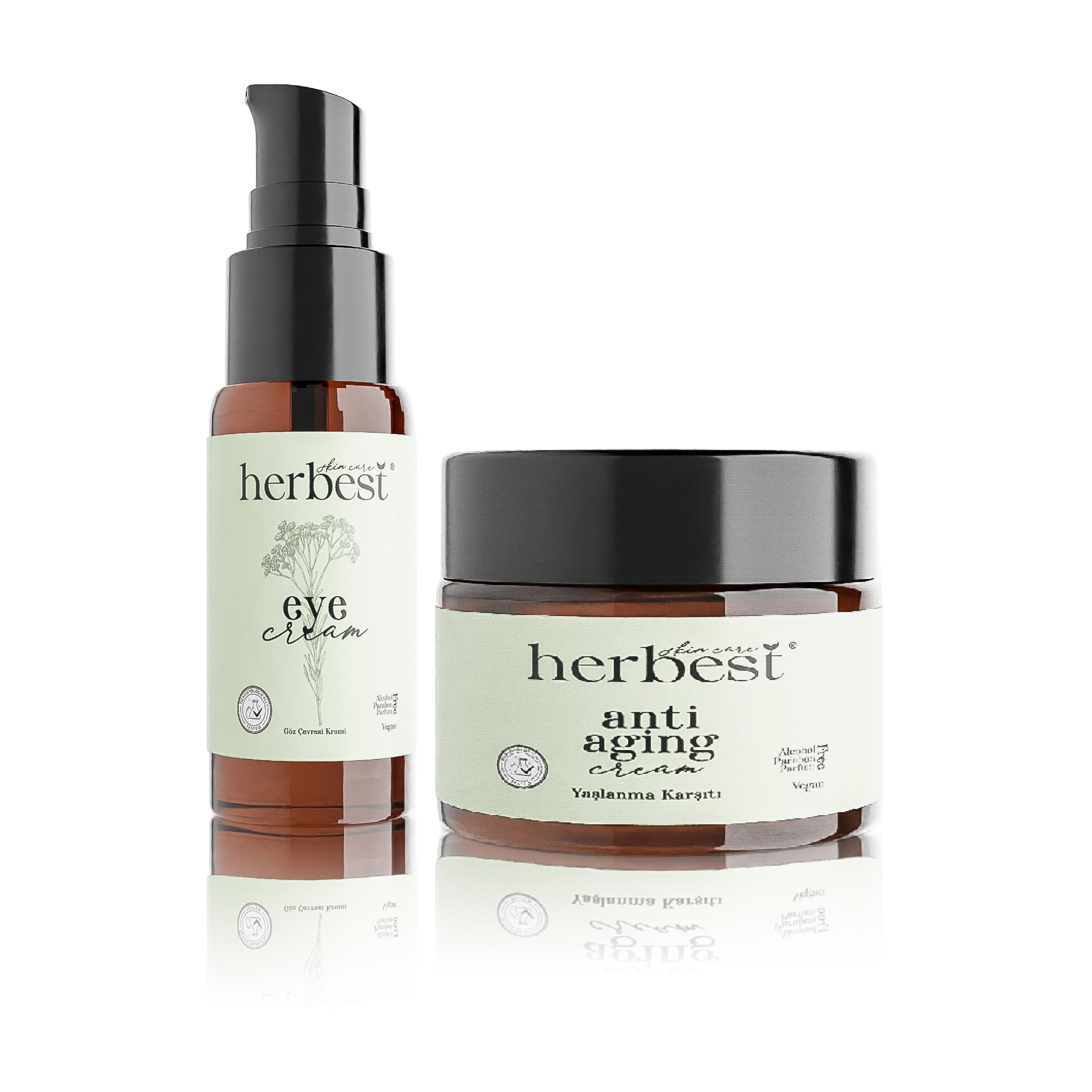 Herbest Anti-Aging + Göz Çevresi Kremi