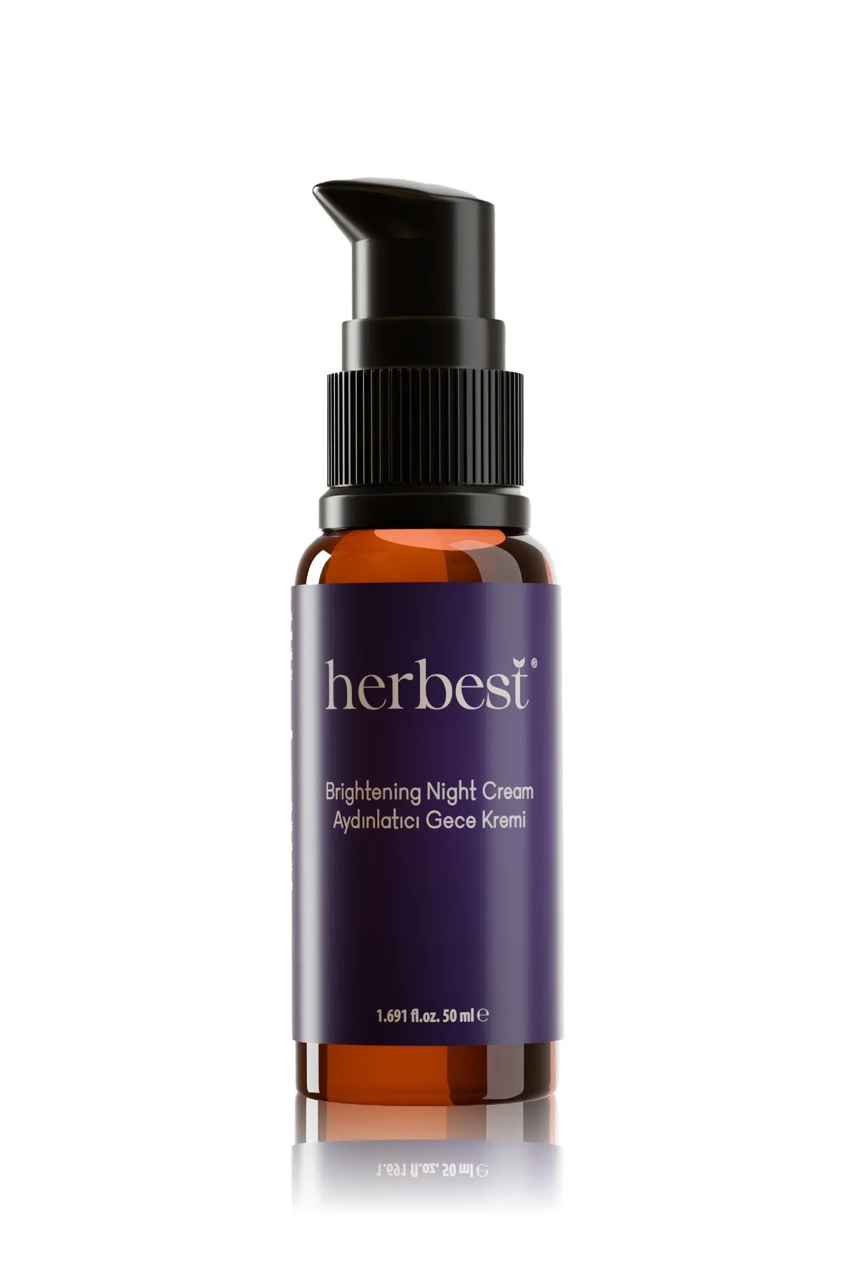 Herbest Aydınlatıcı Gece Kremi 50 ml. ( Brightening Night Cream ) Vegan