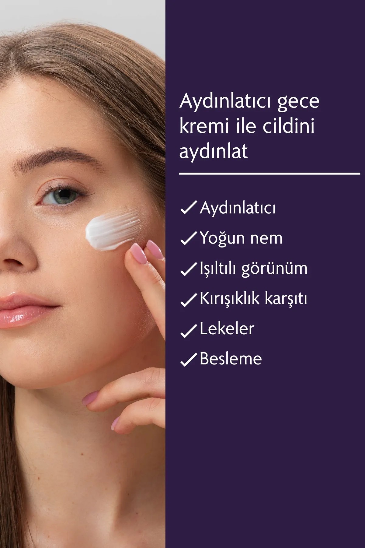 Herbest Aydınlatıcı Gece Kremi 50 ml. ( Brightening Night Cream ) Vegan