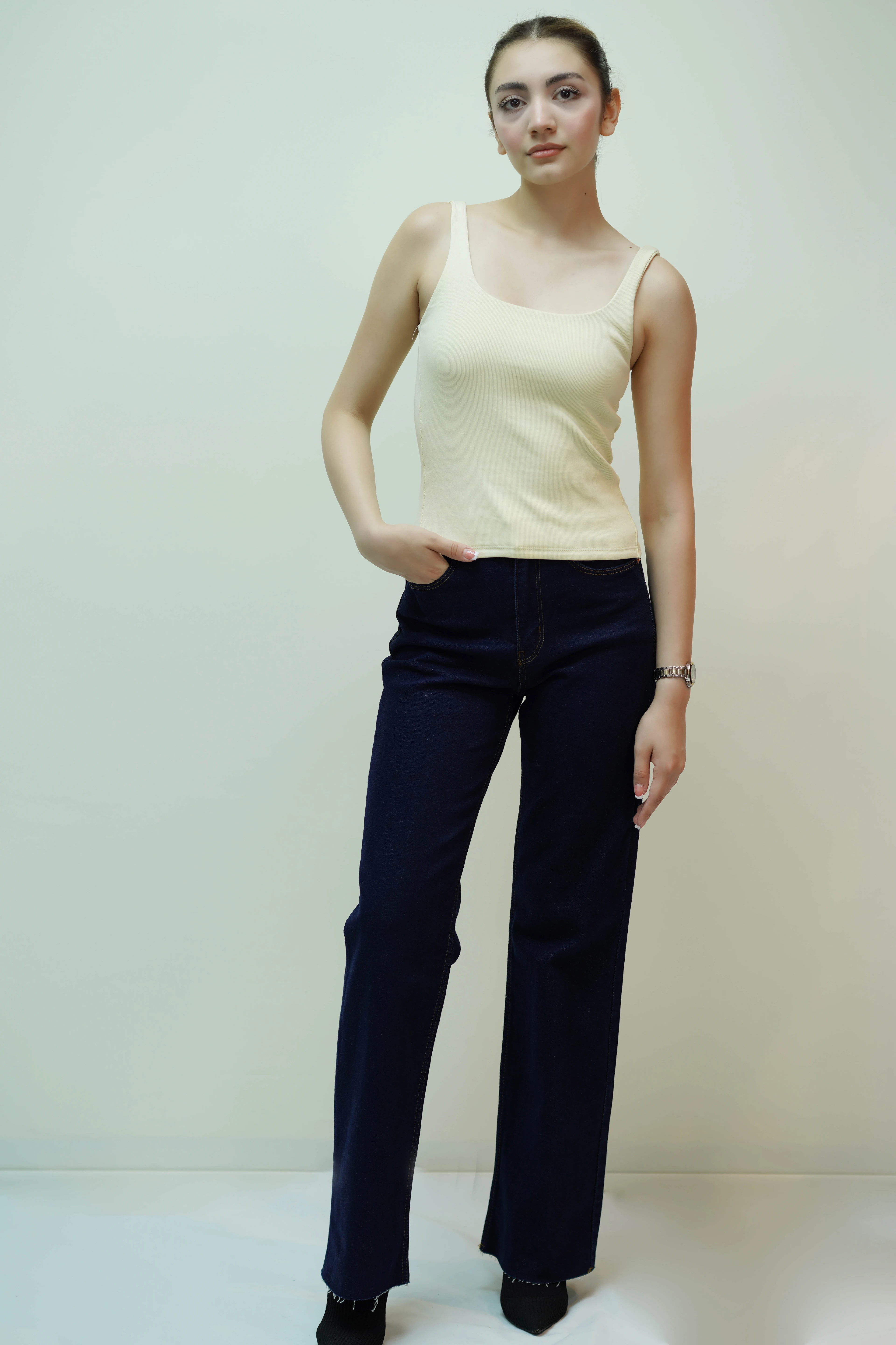 Askılı Atlet - Açık Sarı