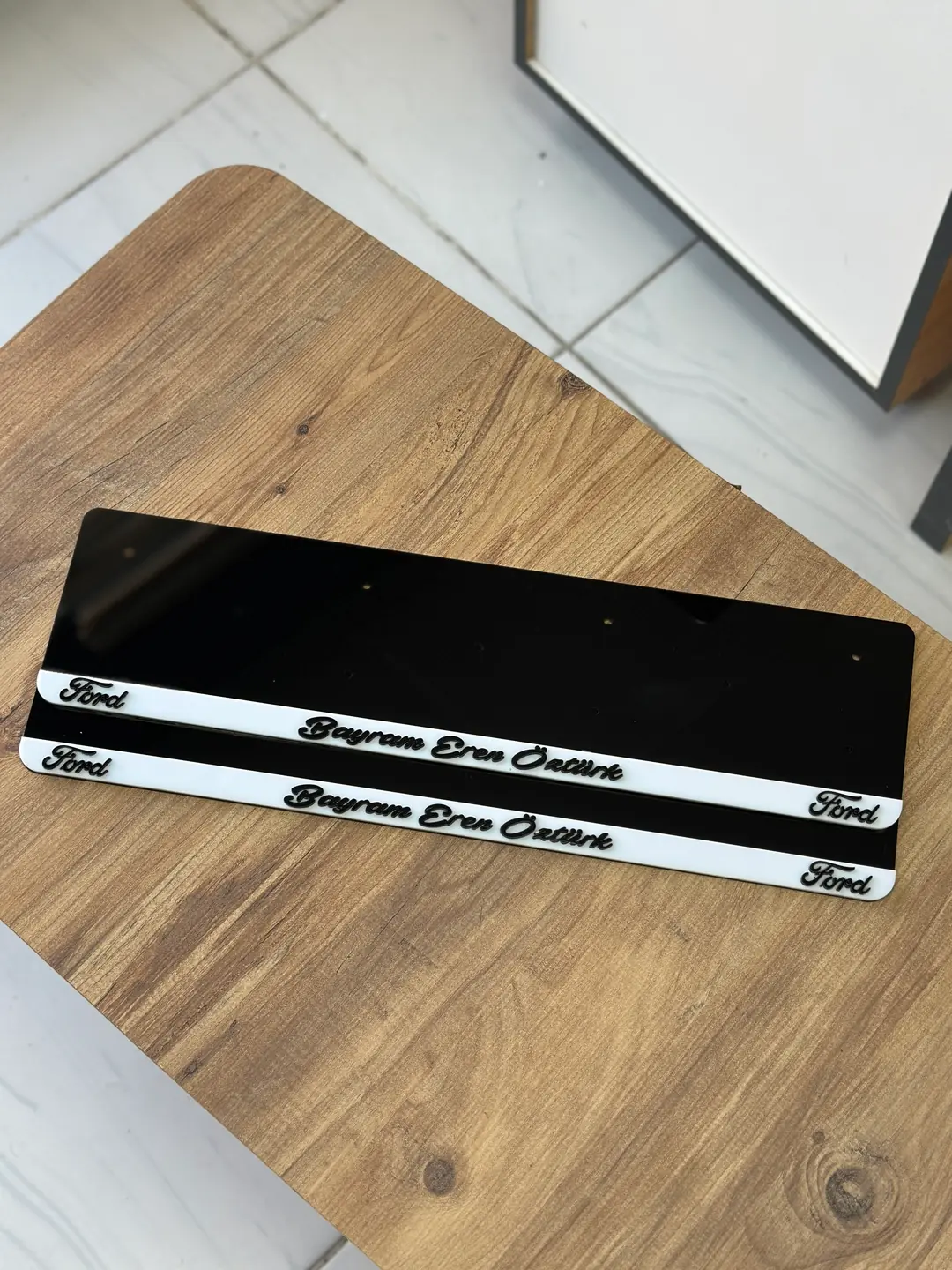 Full Pleksi Çerçevesiz Plakalık pleksiyasin