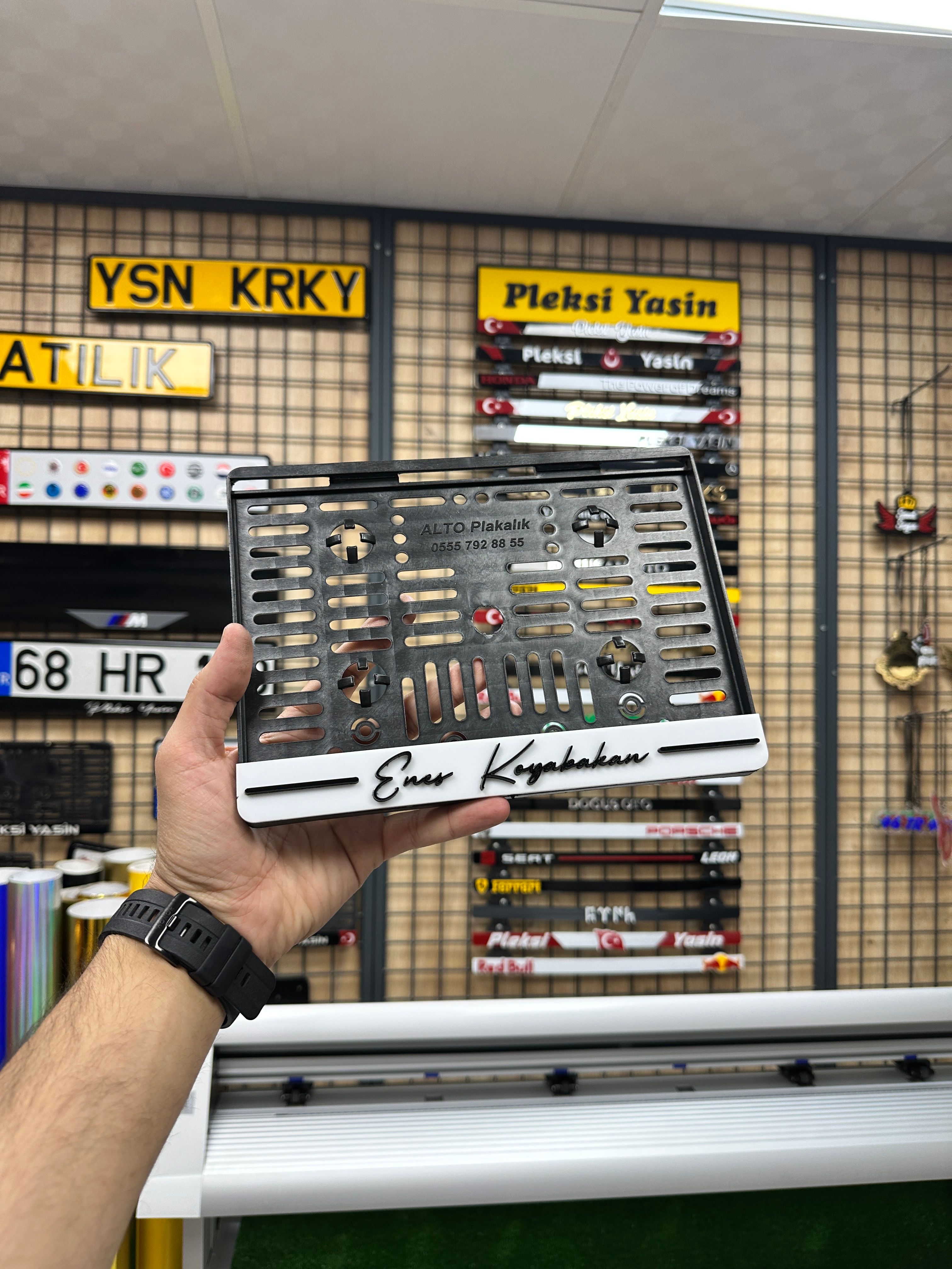 Standart Motosiklet Takmatik Plakalık